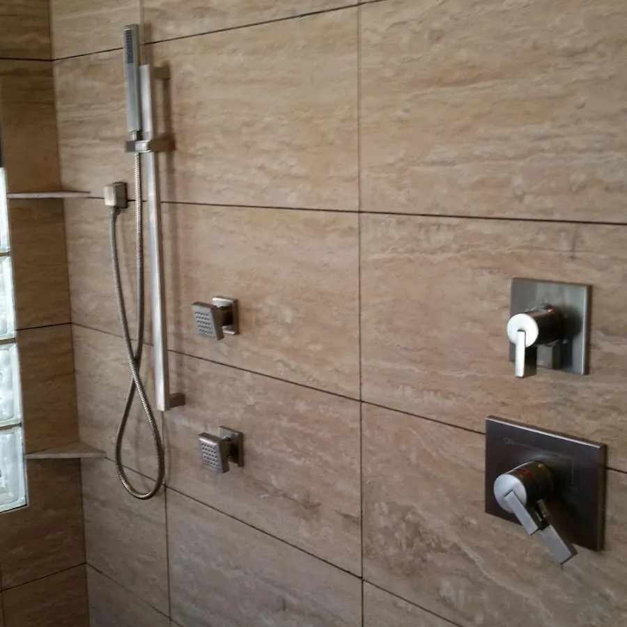 Shower fixture installation for Water Heater Replacement in Deltona